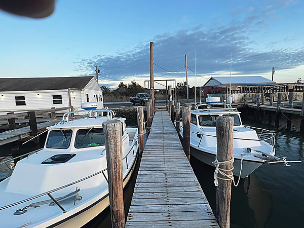 Boats tied up at the end of the day
